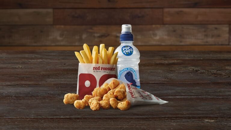 Kids Chicken Pops Meal…$8.25 – 1283kJ