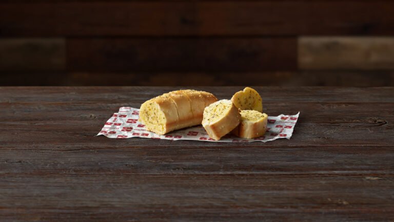 Garlic Bread…$5.95 – 2500kJ