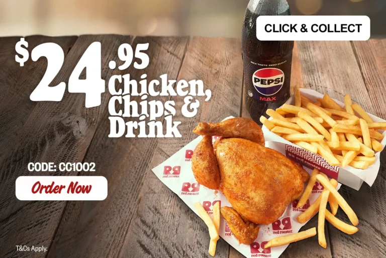 VOUCHER OFFER: Whole Roast Dinner…$24.95